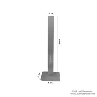 Euraneg Desinfektionssäule SD110 - Edelstahl - 450x1400x450mm