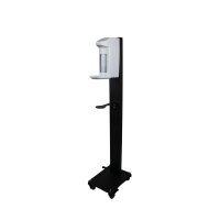 Euraneg Desinfektionssäule - Edelstahl - magnetische Edelstahl Tropfschale
