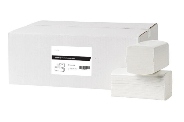 Handtücher Interfold - Zellstoff - 3-lagig - 42 x 22 cm - 2000 Papierhandtücher