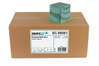 30 Boxen Kosmetiktücher SemyCare a 60 Tücher - Zellstoff - 20,5 x 20,5 cm - weiß