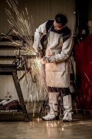 Arbeitshandschuhe | 12 Paar Schweißerhandschuhe...