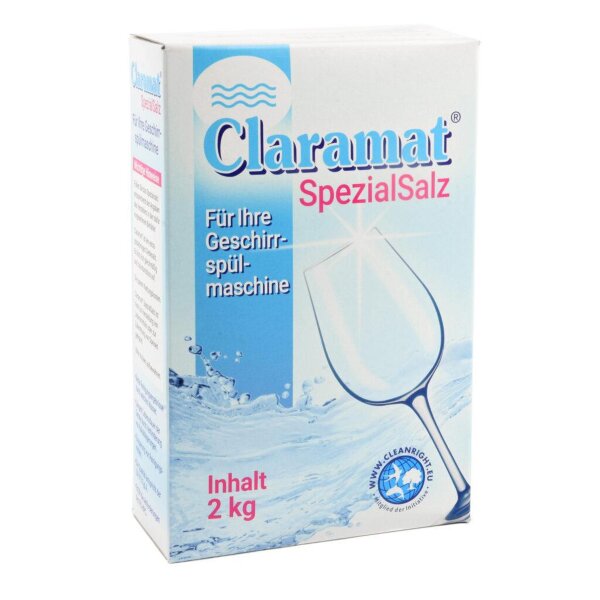Regeneriersalz Claramat - 6 x 2 Kg - schützt gegen Kalk