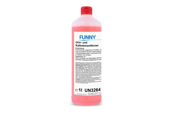 Funny Urinstein- und Kalkentferner auf Salzsäurebasis - Konzentrat -  12×1 Liter