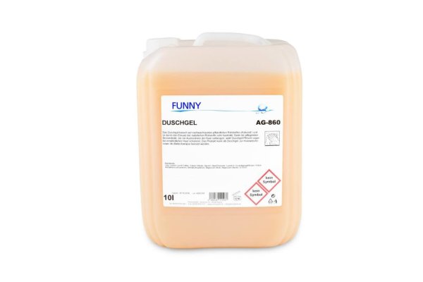 Duschgel Funny - 10 L Kanister - kosmetische Waschlotion - für Haut und Haare