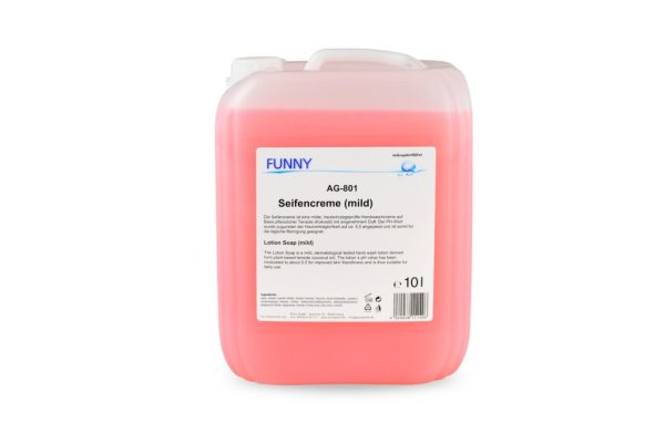 Seifencreme Funny - 1 x 5 L - pH-hautneutral - dermatologisch geprüft - Seife