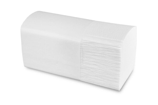 Papierhandtücher Quicky - 2-lagig - weiß - 24 x 21cm - 3000 Handtücher