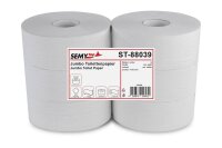 Jumbo Toilettenpapier SemyTop - 2-lagig - Ø 25 cm - recycling - 6 Rollen