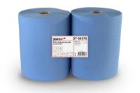 Industriepapierrolle SemyTop - 2-lagig - blau - 2 Rollen...