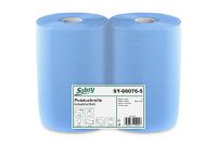 Industriepapierrolle Sobsy - 2-lagig - blau - 2 Rollen - 37,5x36 cm