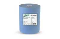 Industriepapierrolle Sobsy - 3-lagig - blau - 1 Rolle -...