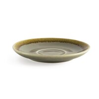 6 Olympia Kiln Untertassen Moos | 11,5cm | Porzellan