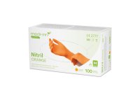 Medi-Inn Nitril Orange - puderfrei - Gr. XS - XL - 1000...
