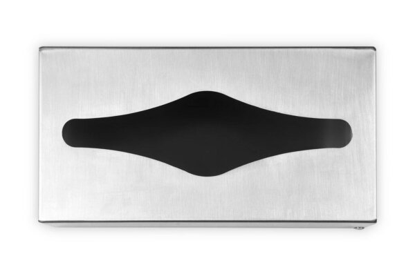 Kosmetikboxen-Spender - Edelstahl - 233 x 123 x 58 mm