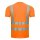 Nitras Motion Tex VIZ Warnschutz T-shirt | Gr. XS - 6XL | orange | Arbeitsshirt