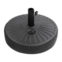Bolero Sonnenschirm Sockel - schwarz - 20Ltr - Schirmständer