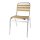 Bolero Bistrostühle Eschenholz - Alu + Holz - 4 Stühle