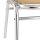 Bolero Bistrostühle Eschenholz - Alu + Holz - 4 Stühle
