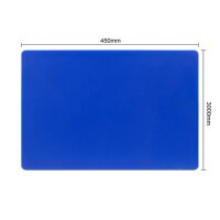Hygiplas Low Density Schneidebretter - 7 Stück - LDPE - 450(L)x300(B)x20(H)mm