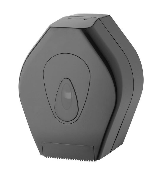 PlastiQline Großrollenspender MINI - Toilettenpapierspender - schwarz