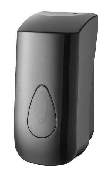 PlastiQline Seifenspender - 400 ml - Kunststoff - schwarz - Wandspender