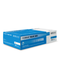 500 Nitrilhandschuhe Unigloves Format Blue 300 - Gr. S - XXL - unsteril - puderfrei - blau - Lebensmittel zugelassen