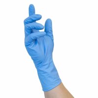 High Risk Nitrilhandschuhe - Gr. XS - XXL - blau - 500...