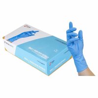 High Risk Nitrilhandschuhe - Gr. XS - XXL - blau - 500 Nitras Einweghandschuhe