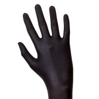 1000 Latexhandschuhe Black Latex Gr. S - XL - unsteril - puderfrei - schwarz - Einmalhandschuhe