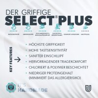1000 Latexhandschuhe Unigloves Select Plus Gr. XS - XL - Lebensmittel zugelassen