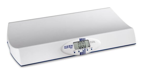 Kern MBD 20K-2S05 Babywaage - 5 Waagen - mit großer Liegefläche - bis 15 kg