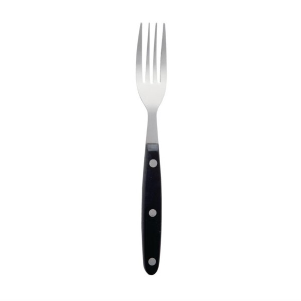 Olympia Steakgabeln - mit schwarzem Griff - 20cm - 24 Gabeln