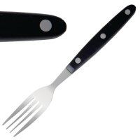 Olympia Steakgabeln - mit schwarzem Griff - 20cm - 24 Gabeln