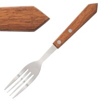 Olympia Steakgabeln - mit Holzgriff - 20cm - 24 Gabeln