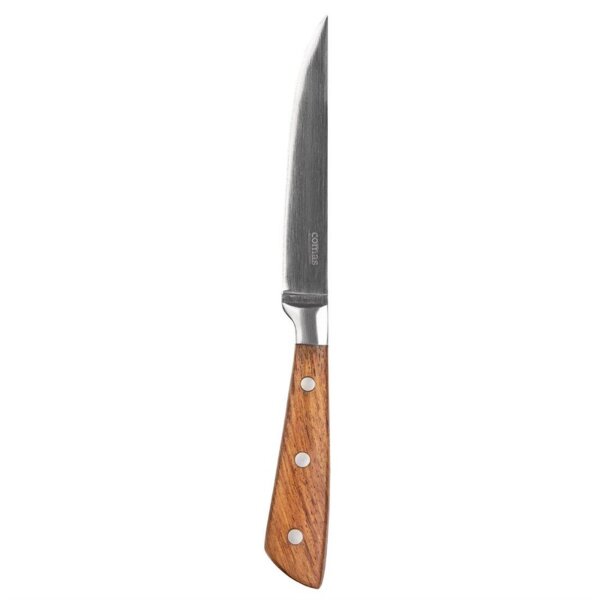 Comas Steakmesser Montblanc - 23cm - feiner Holzgriff - 12 Messer