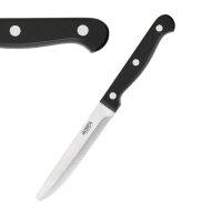 Olympia Steakmesser mit runder Spitze - schwarz - 21,5cm...