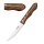 Tramontina Jumbo Steakmesser - Edelstahlklinge - Holzgriff - 12 Messer - 25(L)cm