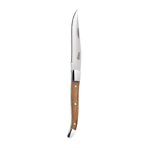 Comas Steakmesser ALPS - 23cm - Edelstahl & Holz - 6 Messer