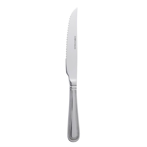 Olympia Bead Steakmesser - 22,5cm - Edelstahl - 12 Messer