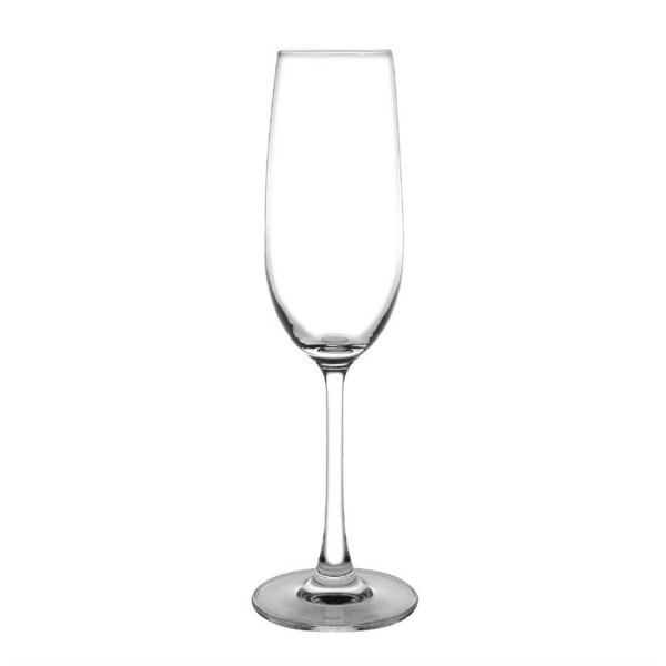 12 Olympia Modale Champagnergläser Kristall 21,5cl - Gläserspülmaschinengeeignet