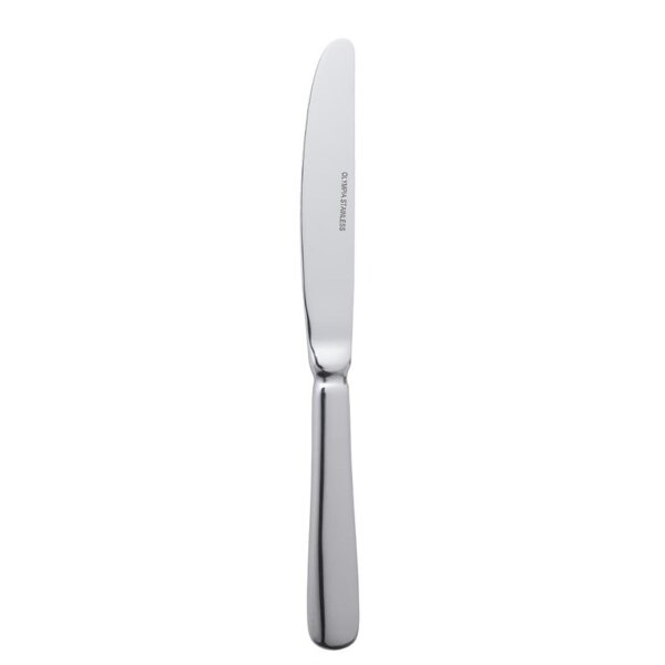 Olympia Baguette Menümesser - 12 Messer - Edelstahl - 23(L)cm