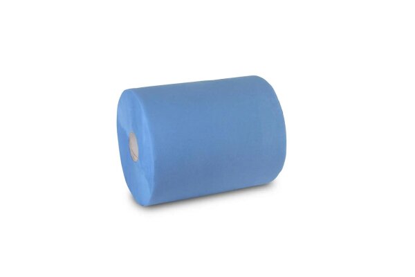 Industrierolle Funny - 2-lagig - blau - 36 cm - 2 Putztuchrollen