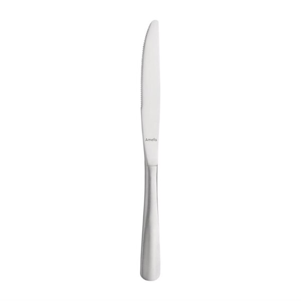Amefa Baguette Dessertmesser 18/0 - 24 Messer - Edelstahl - Hochglanzfinish