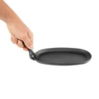 Olympia ovale Servierpfanne - 24 x 14cm - Gusseisen - 4 Pfannen