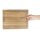 Olympia Steakbrett - Akazienholz - mit Aussparung - 31 x 24cm - 4 Bretter