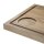 Olympia Steakbrett - Akazienholz - mit Aussparung - 31 x 24cm - 4 Bretter