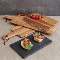Olympia Servierbrett - Akazienholz - Wellenform - 30,5 x...