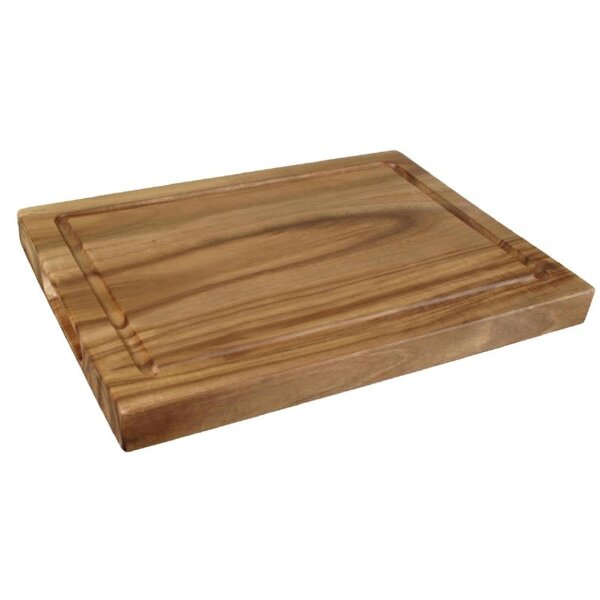Olympia Steakbrett - Akazienholz - 26 x 19cm - 4 Servierbretter
