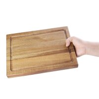 Olympia Steakbrett - Akazienholz - 26 x 19cm - 4 Servierbretter