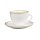 Olympia Kiln Cappuccinotassen Kreideweiß - 23cl - Porzellan - 12 Tassen