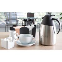 Thermoskanne Olympia 1,5L COFFEE - Edelstahl und Polypropylen - 4 Kannen